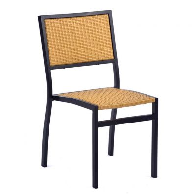 Oxford Rattan Side Chair - Teak Look