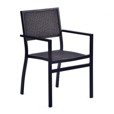 Oxford Rattan Arm Chair - Grey