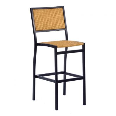 Oxford Rattan Bar Chair - Teak Look