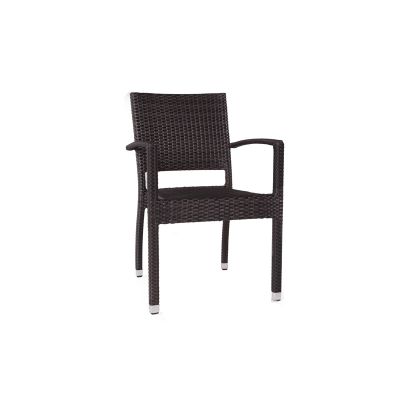 Ascot Arm Chair - Durable Win-Tech Flat Weave Rattan - Durable & Waterproof