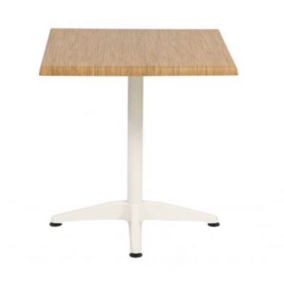 Rudy Commercial Table Base - 25 x 25cm Steel Top - White