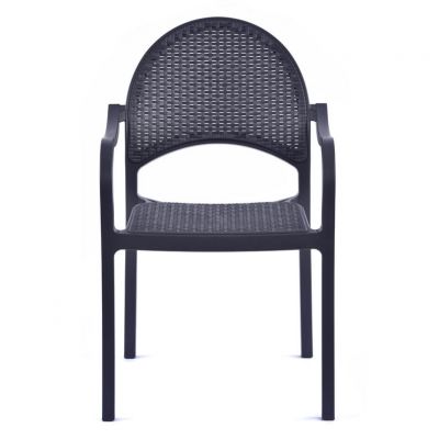 Polypropylene Arm Chair - Anthracite