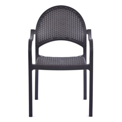 Polypropylene Arm Chair - Brown