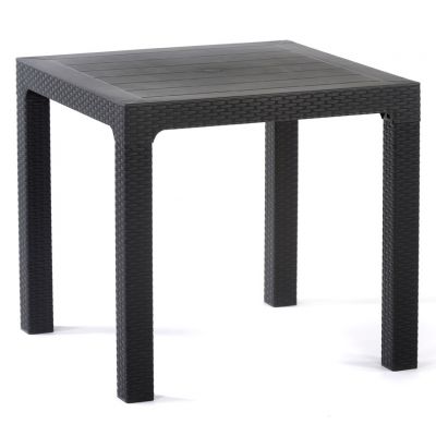 Madrid Rattan Effect Polypropylene 80cm Square Dining Table