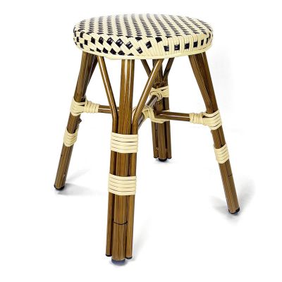 Paris Bistro Stackable Stool - Cream/Brown
