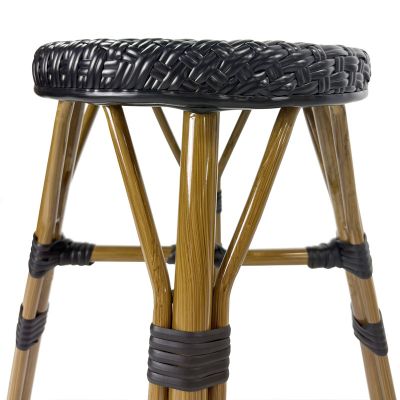 Paris Bistro Stackable Stool - Black