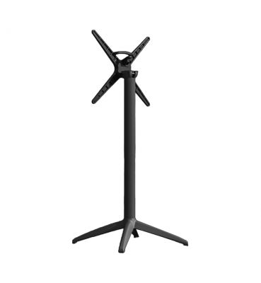 Black Base Pedestal Flip Top - Suitable for Table Tops 70 & 80cm Square & Round