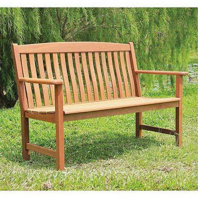 Boston Bench 130cm - Straight Backed - Durable Hardwood Bench