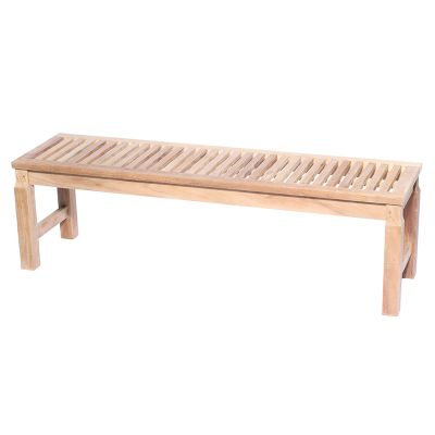 Teak Backless Bench 150cm