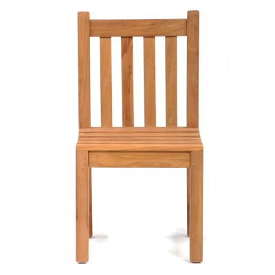 Benson Side Chair - High Quality Teak - High Quality Indoor / Outdoor Seat - Flat Packed