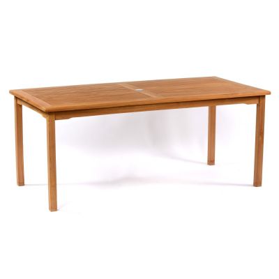 Warwick Rectangle Table - 180 x 90cm Grade A Teak - Flat Packed