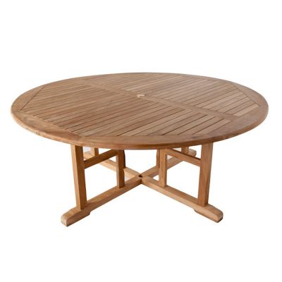 Stamford Round Dining Table - Diameter 180cm Grade A Teak - Flat Packed