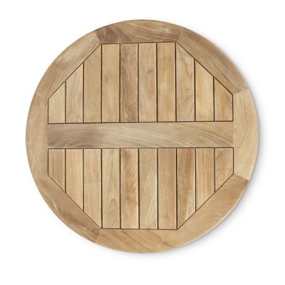 Grade A Teak Round 70cm Table Top, Outdoor Table Top Replacement Tiles Uk