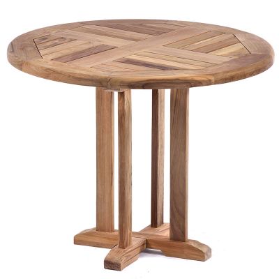 Grade A Teak 90cm Round Dining Table