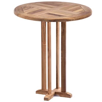 Grade A Teak 90cm Round Bar Table