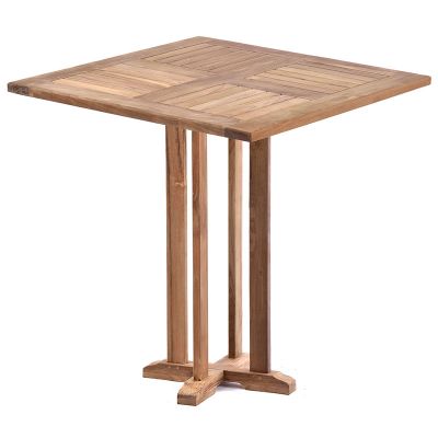 Grade A Teak 90cm Square Bar Table