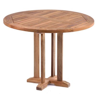 High Quality Teak 80cm Round Dining Table