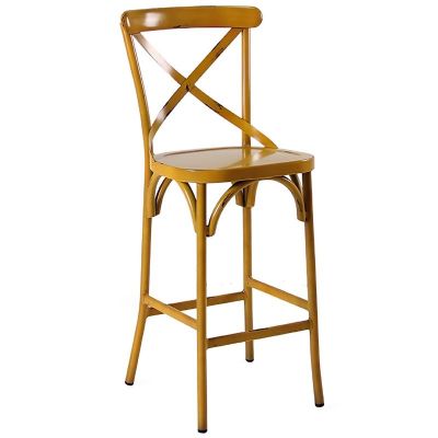 Chia Aluminium Bar Chair Vintage Yellow