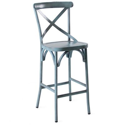 Chia Aluminium Bar Chair Vintage Blue