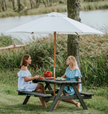 Grey Picnic Tables 
